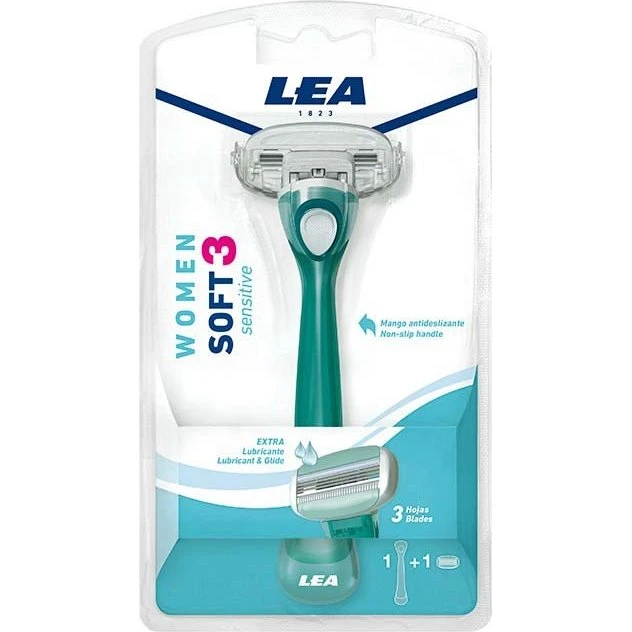 LEA Women Soft3 Sensitive Razor – 3-ostrzowa maszynka do golenia dla kobiet