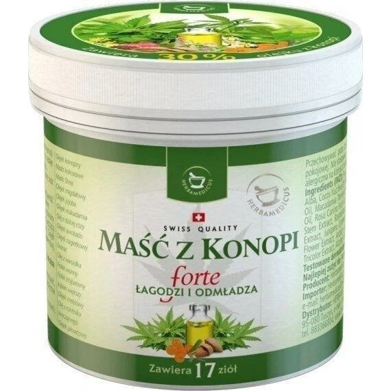SWISSMEDICUS Maść z Konopi Forte 125ml