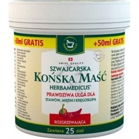SWISSMEDICUS Końska maść rozgrzewająca 250ml
