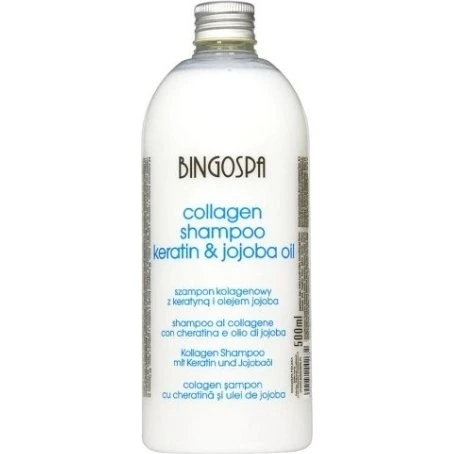 BINGOSPA Szampon kolagenowy z keratyną i olejem jojoba 500 ml