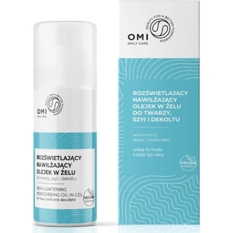 Omi Olejek w żelu rozświetlający i nawilżający do twarzy, 50 ml