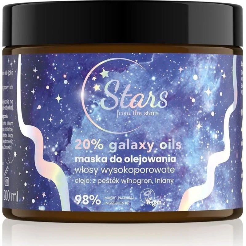 Stars from the Stars Galaxy Oils Maska do olejowania włosów wysokoporowatych 200ml