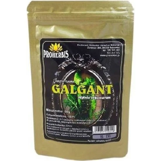 Proherbis Galgant 50 g - Przyprawa Alpinia officinarum
