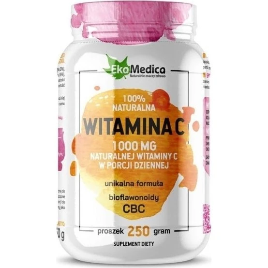 Ekamedica Witamina C 1000 mg z kompleksem CBC, 250 g