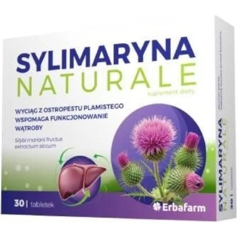 Sylimaryna Naturale 30 tabletek - Wyciąg z ostropestu plamistego