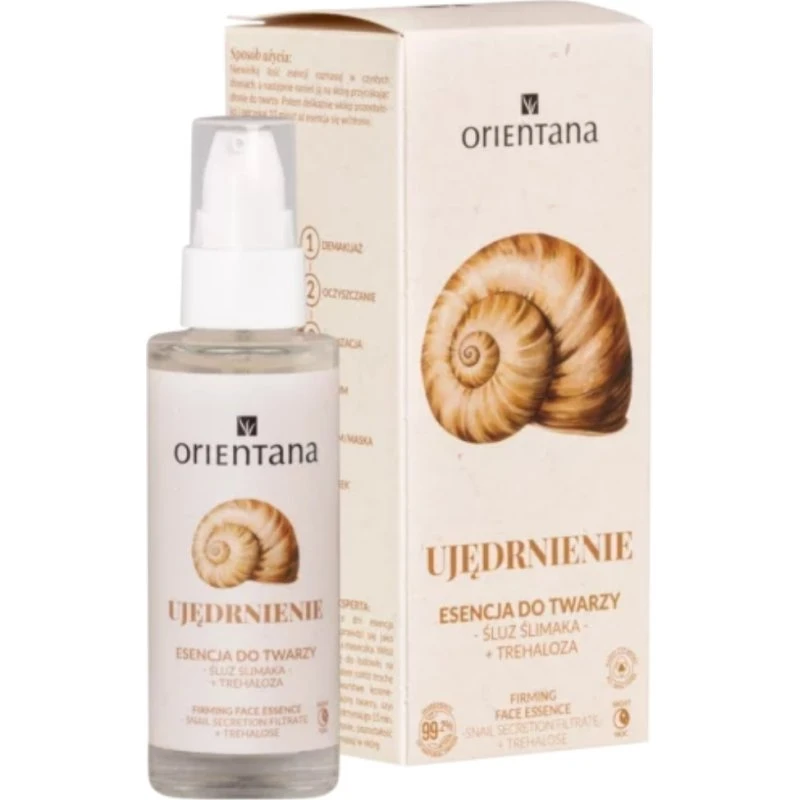Orientana Esencja do twarzy Ujędrniająca Śluz Ślimaka + Trehaloza 50 ml