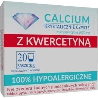 Uniphar Calcium z Kwercetyną 20 aszetek