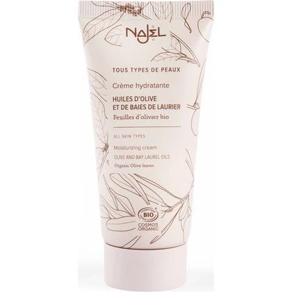 Najel Nawilżający Krem do Twarzy z Oliwą i Olejem Laurowym 50 ml