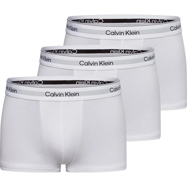 Calvin Klein Bokserki Icon Cotton Stretch Low Rise, 3 szt., białe, L