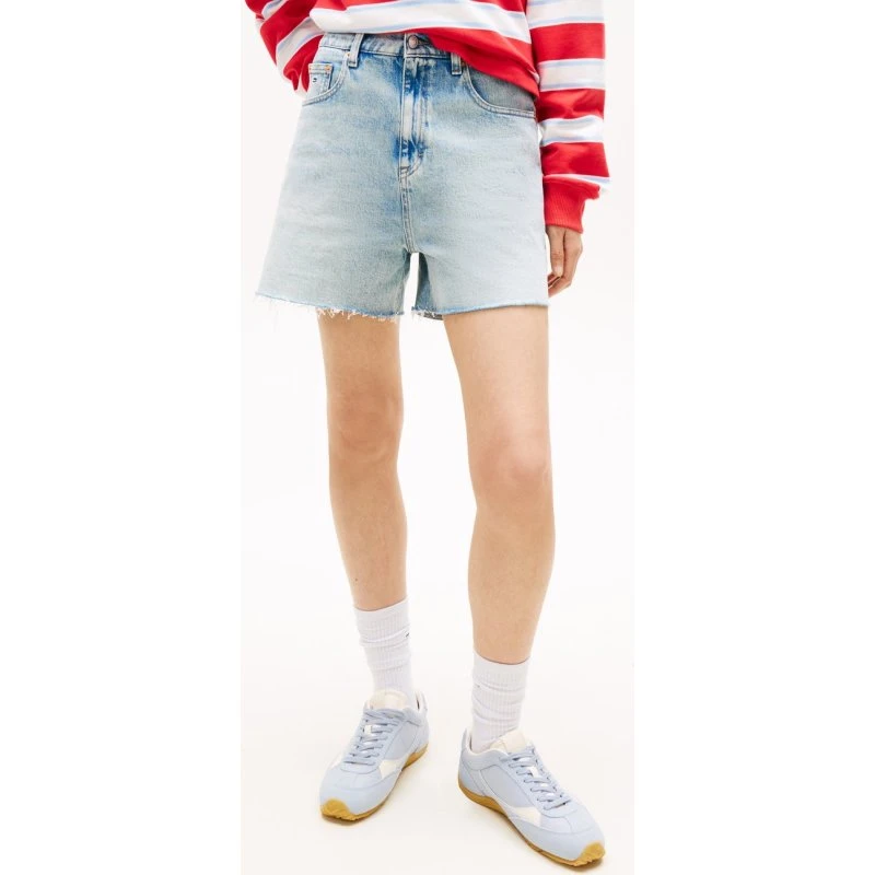 Tommy Jeans Szorty Jeansowe Niebieskie