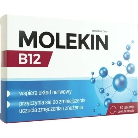 Molekin B12 Natur suplement diety 60 tabletek
