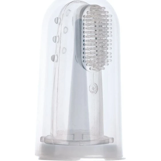 Canpol babies Szczoteczka silikonowa do zębów z etui