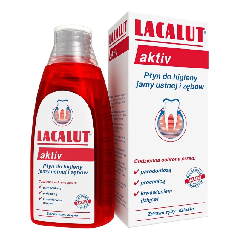 Lacalut Aktiv Płyn do płukania jamy ustnej 300 ml