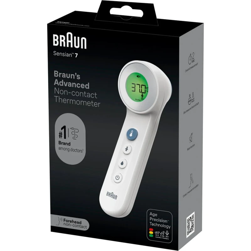 Braun BNT400 Termometr bezdotykowy Age Precision