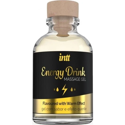 INTT Massage Gel Energy Drink – Rozgrzewający żel smakowy 30ml