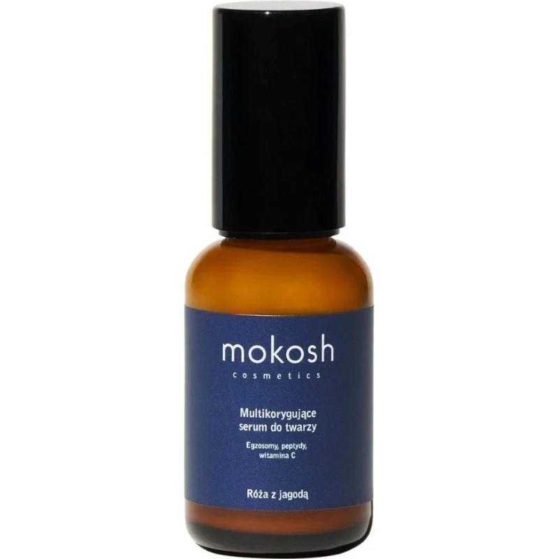 Mokosh Multikorygujące serum do twarzy Róża z jagodą 30ml