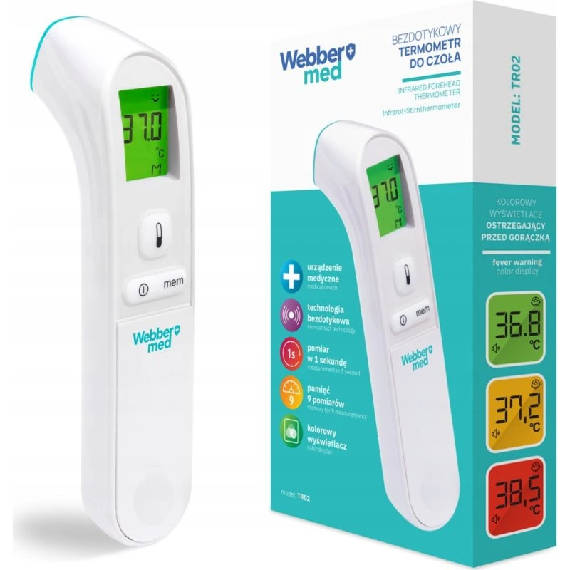 Webber TR02 Termometr Bezdotykowy Medyczny