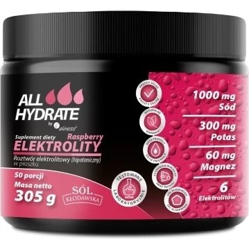 Aliness ALLHydrate Elektrolity Malina 305 g