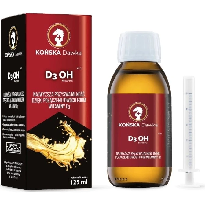 Carska Końska Dawka Witamina D3 OH 50000 IU/ml 125ml
