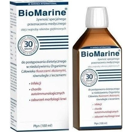 BioMarine® Olej z wątrób rekinów głębinowych 100 ml