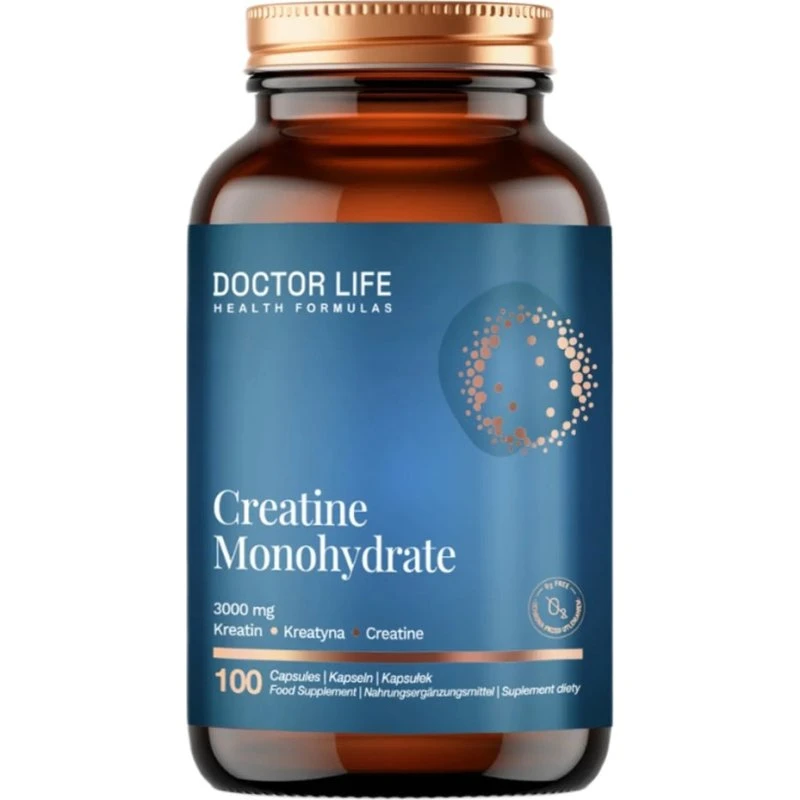 Doctor Life Creatine Monohydrate 3000mg, 100 kapsułek