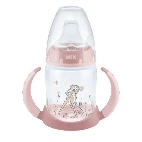 NUK Butelka 150ml First Choice Bambi z uchwytem i czujnikiem temperatury