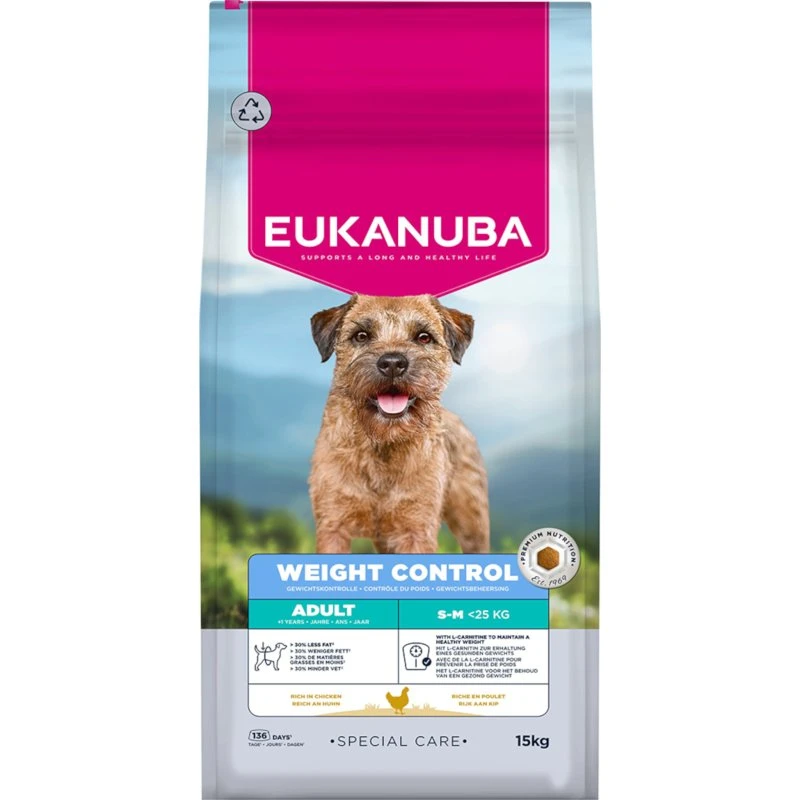 Eukanuba Special Care Weight Control Adult Small/Medium 15 kg