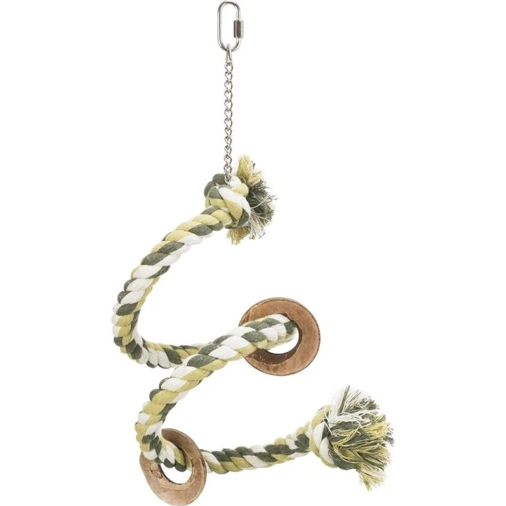 Trixie Spiralna lina bawełniana do huśtawki 50 cm