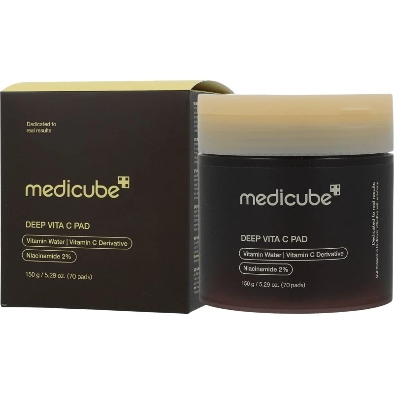 Medicube Deep Vita C Pad, 70 sztuk - rozjaśniające płatki z witaminą C