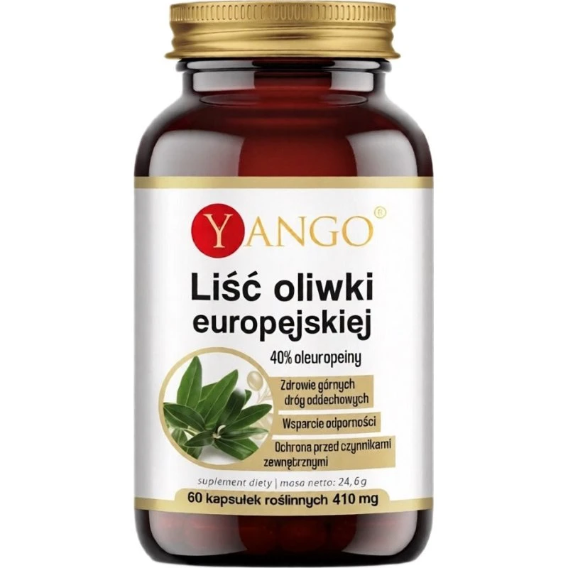 Yango Liść Oliwki Europejskiej 60 kapsułek roślinnych