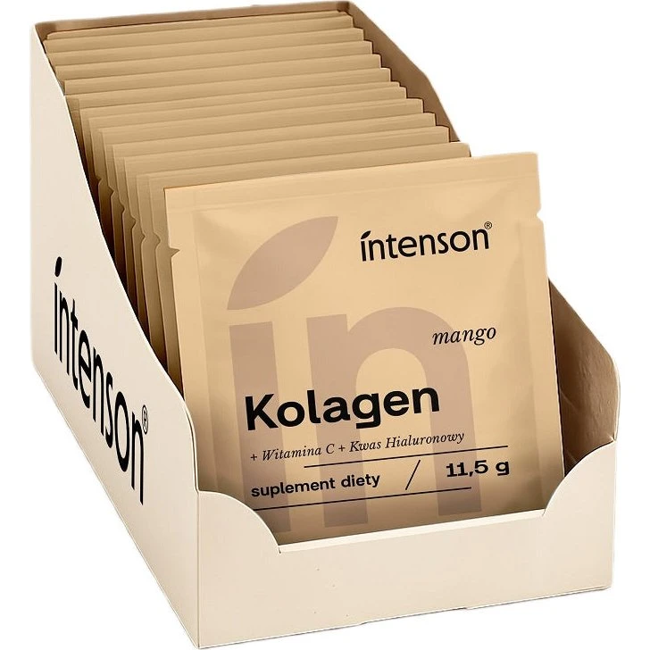 Intenson Kolagen + Witamina C + Kwas Hialuronowy Mango 20x11.5g