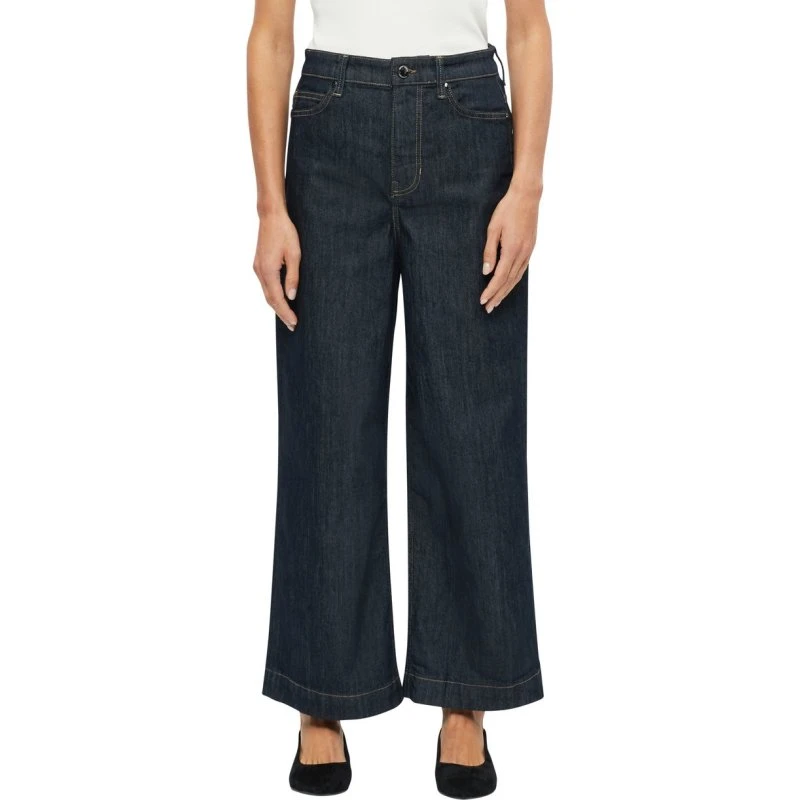 S.Oliver Black Label Jeansy Wide Leg Suri niebieskie