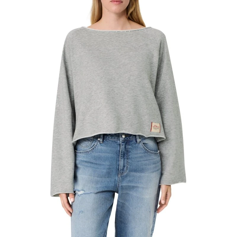 s.Oliver x Heidi Klum: Bluza z odkrytymi ramionami i logo
