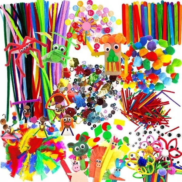 ZESTAW KREATYWNY DLA DZIECI PLASTYCZNY 1750el