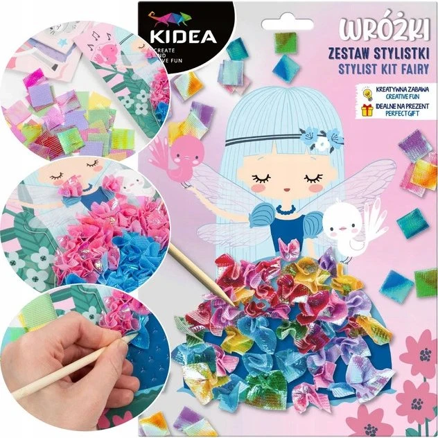 Kidea Stylistka Magiczny Świat – zestaw kreatywny z naklejkami