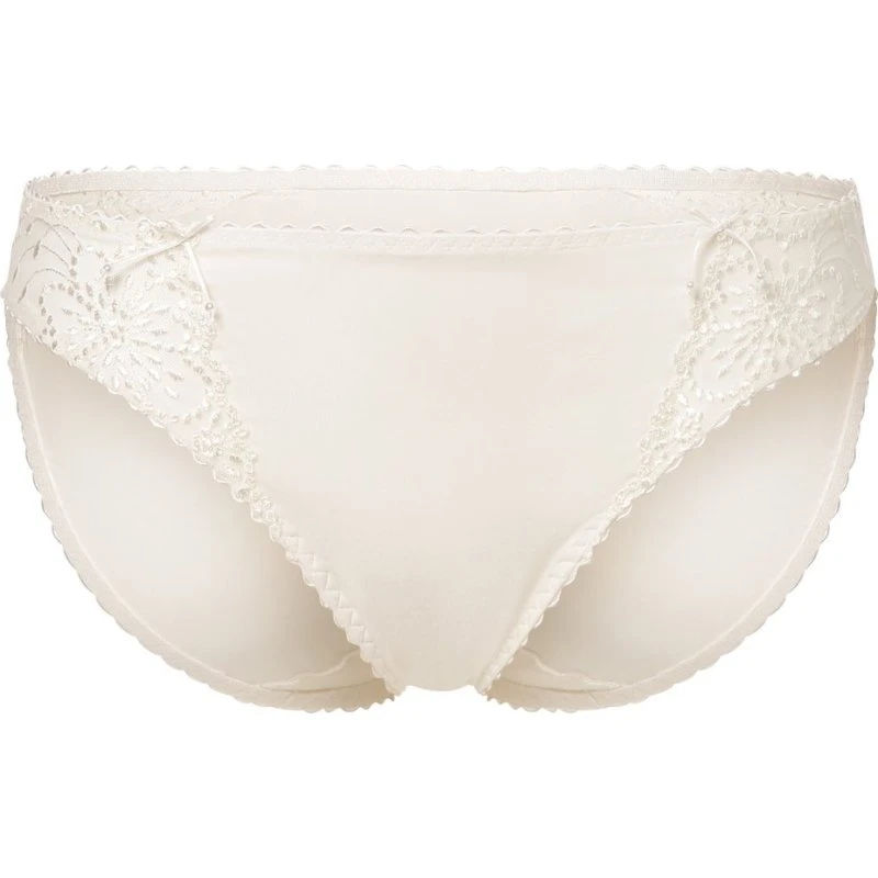 Marie Jo Slip Jane Z Ozdobnymi Perełkami - Białe