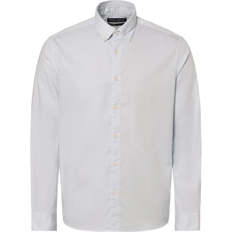 Marc O'Polo Koszula Regular Fit w cienkie paski, niebieska