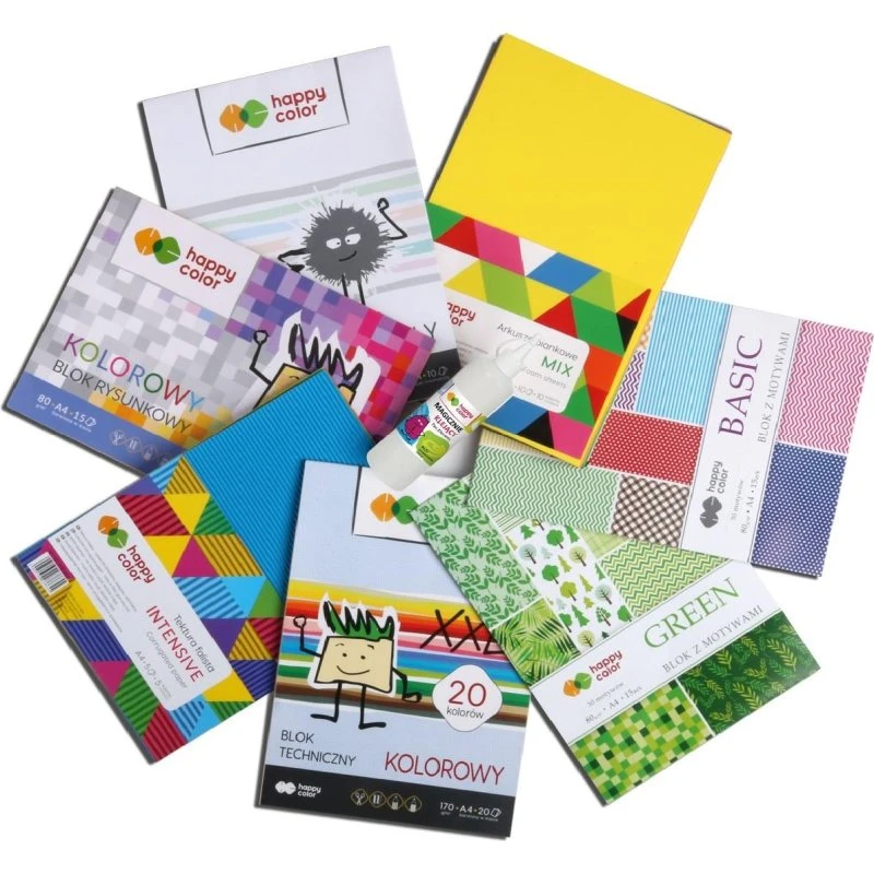 Happy Color Zestaw Kreatywny Basic Hobby A4