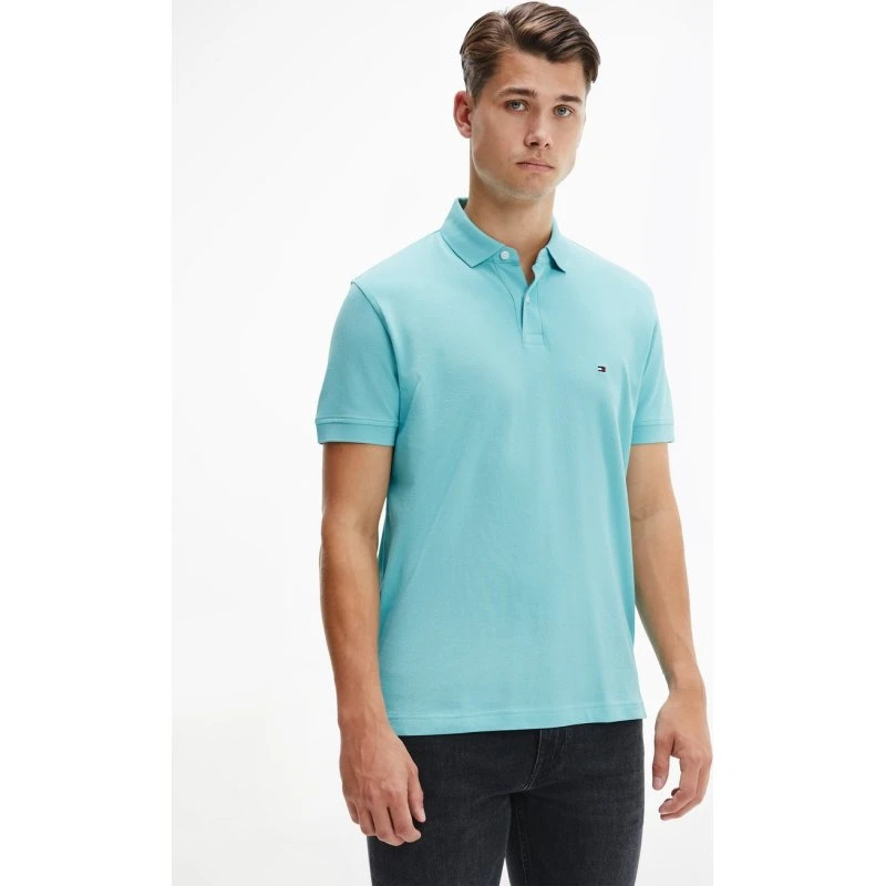 Tommy Hilfiger Koszulka Polo Regular Fit Niebieska