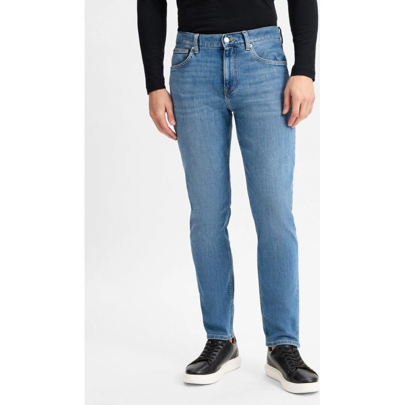 Tommy Hilfiger Jeansy Denton Straight Fit Niebieskie