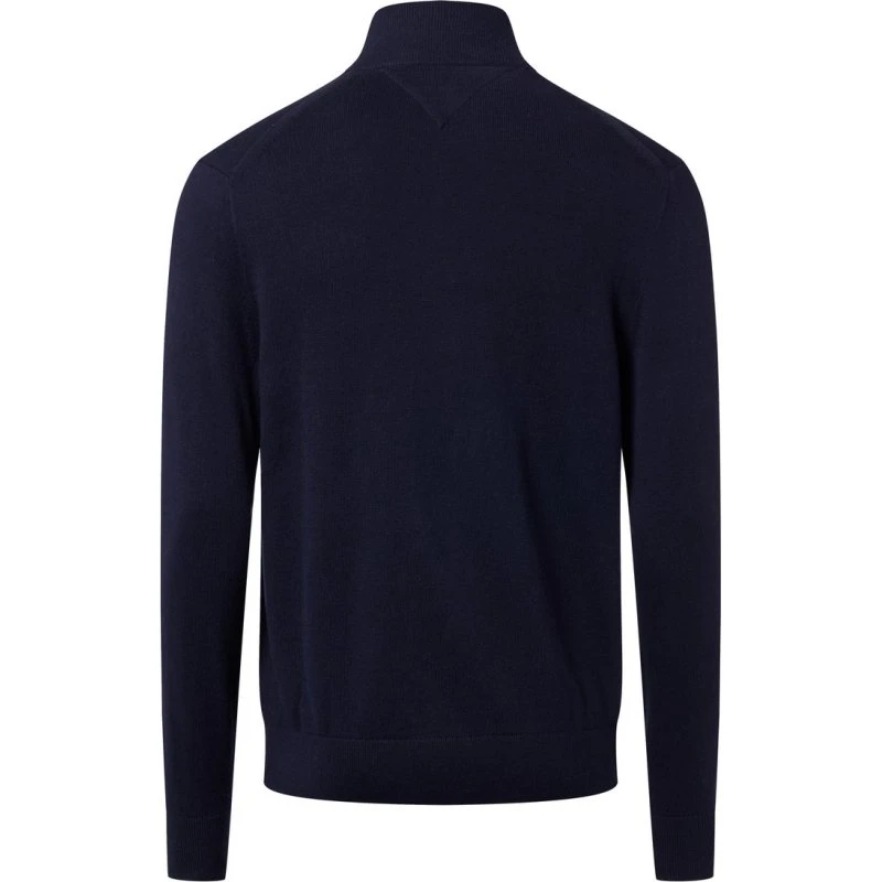 Tommy Hilfiger Kardigan Męski Niebieski z Kaszmirem