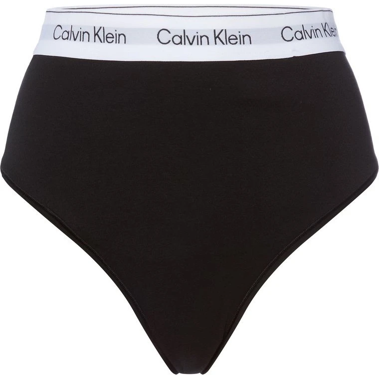 Calvin Klein Stringi Damskie Bawełniane Czarny M