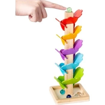 MilaBaby Drewniany Kulodrom Zręcznościowy Montessori